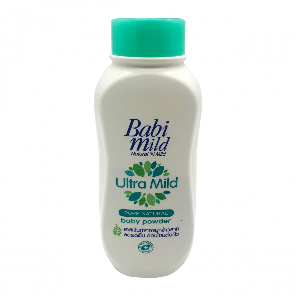 Babi Mild Pure Natural Baby Powder Ultra Mild 180g