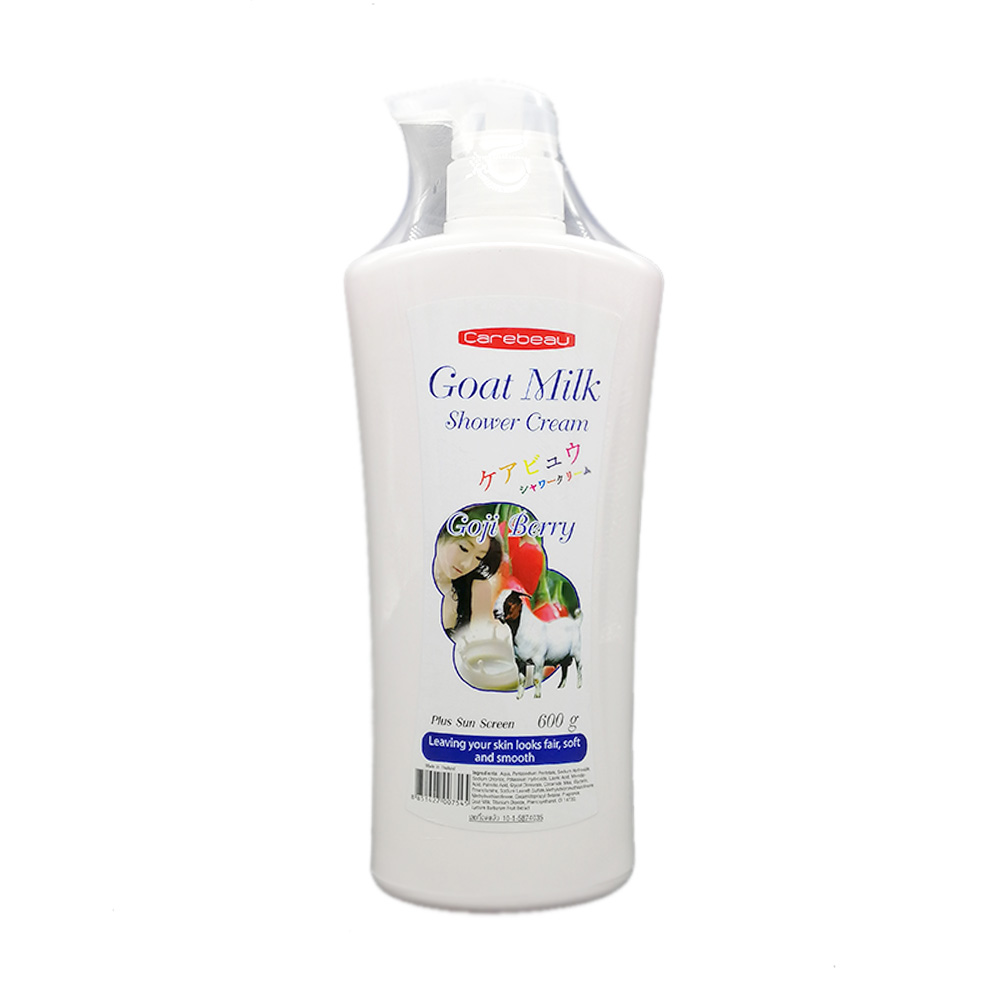 Carebeau Goat Milk Shower Cream Goji Berry 600g