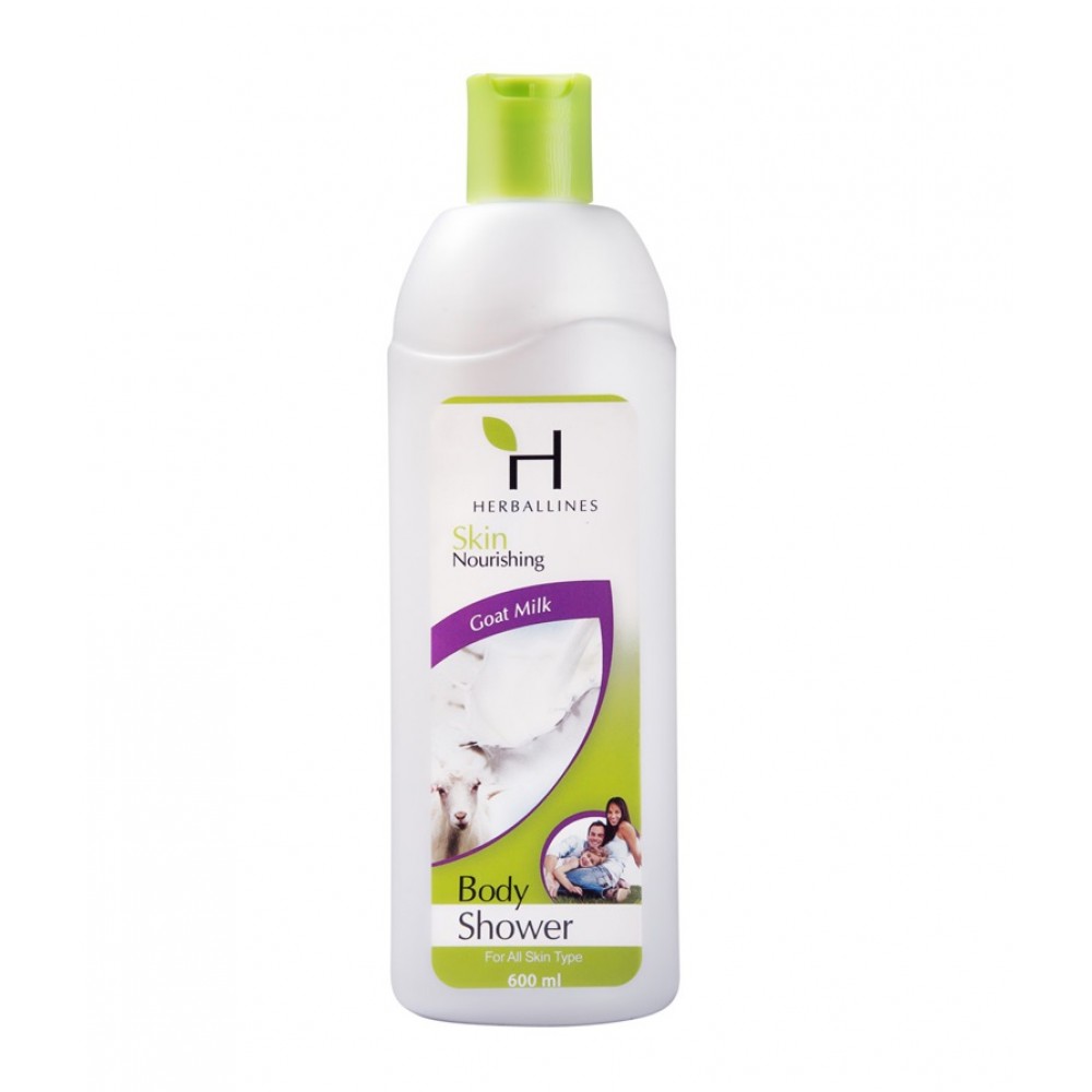 Herballines Goat Milk Body Shower 600ml