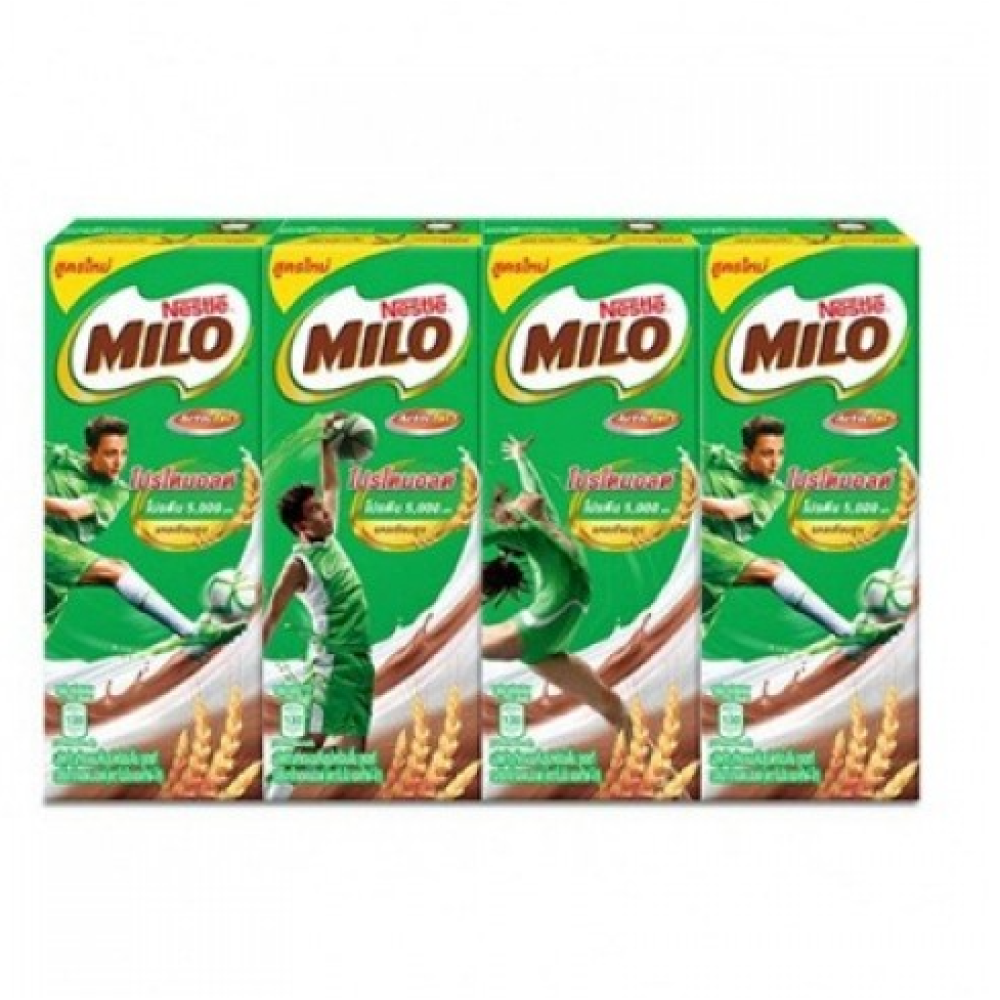 Milo UHT Milk Chocolate Malt 180ml 4 Pack