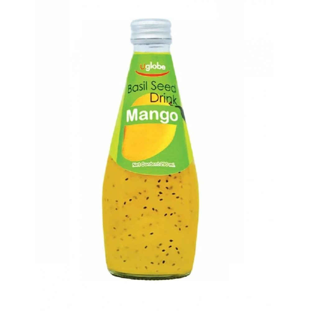 Uglobe Basil Seed Drink Mango (300 ml)