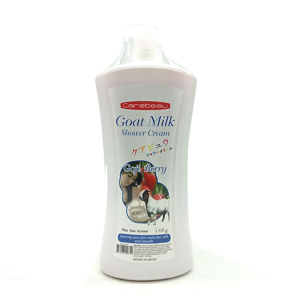 Carebeau Goat Milk Shower Cream Goji Berry 1150g