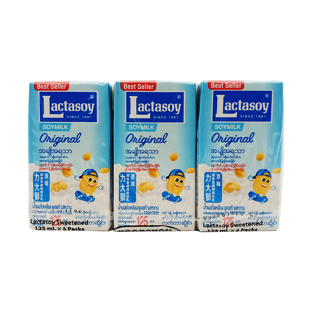 Lactasoy Soy Milk Original 6's 750ml