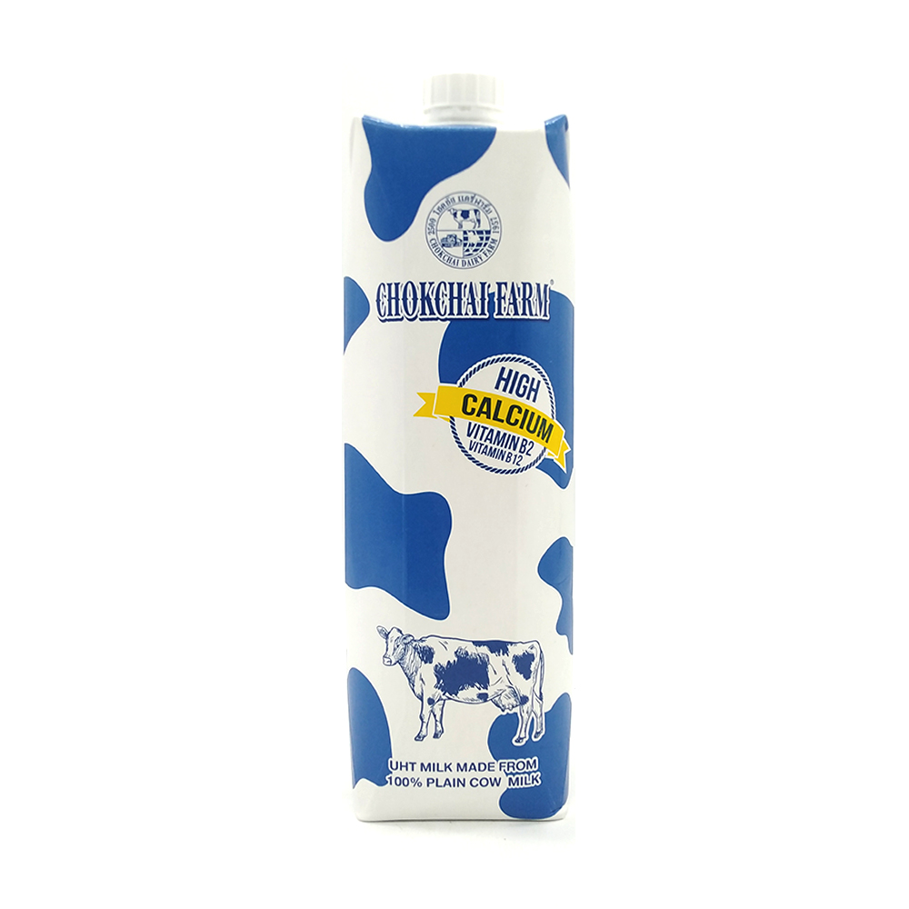 Chokchai Farm UHT Milk 100% Plain Cow Milk 1000ml