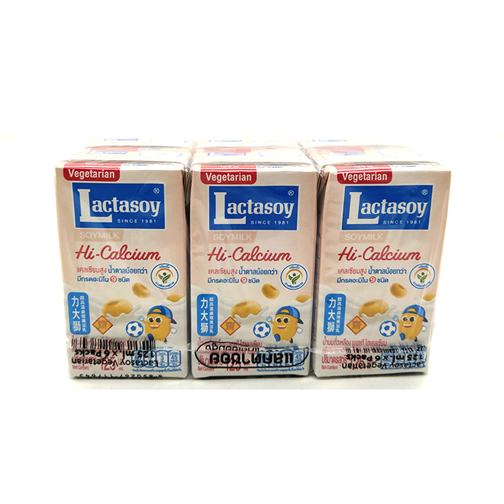 Lacteasoy Soymilk Hi-Calcium 6's 750ml