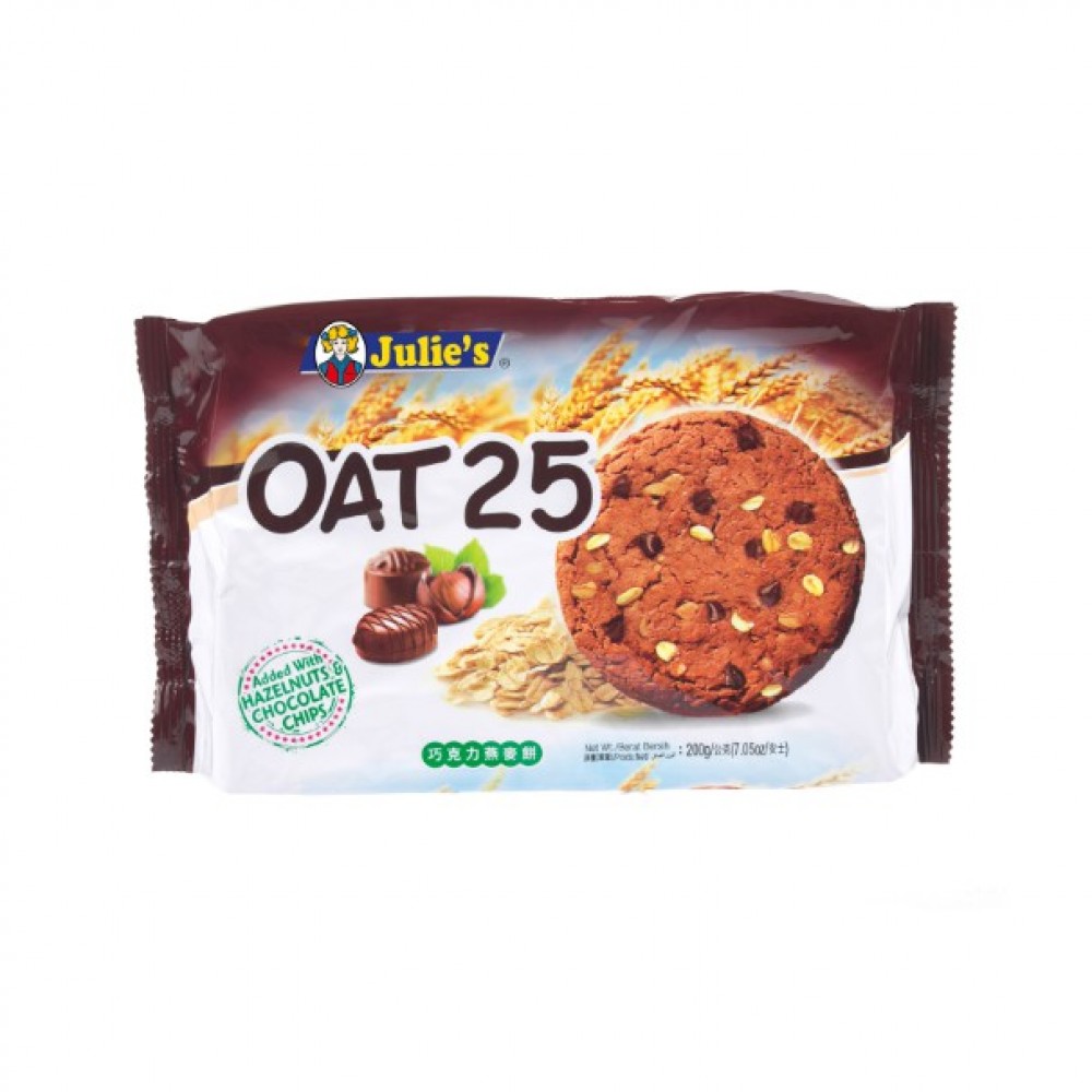 Julie's Biscuits Oat Chocolate 8's 200g