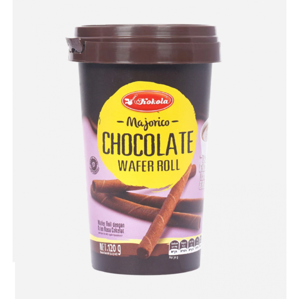 Kokola Majorico Chocolate Wafer Roll 120g