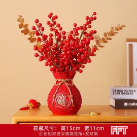 Chinese New Year Decarative Flower Basket  FFT