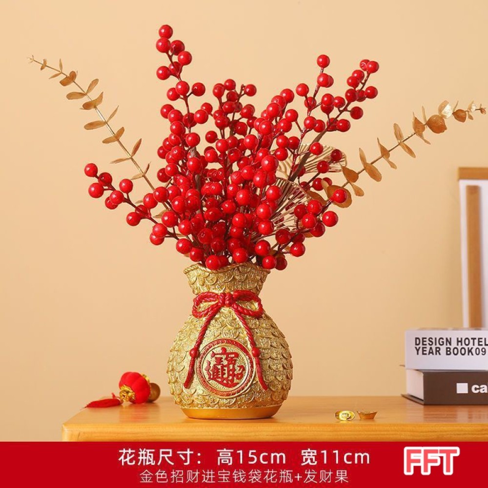 Chinese New Year Decarative Flower Basket  FFT