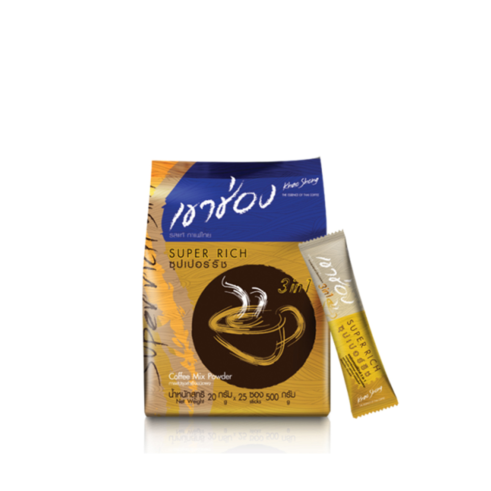 Khao Shong 3 in 1 Coffeemix Super Rich 25's 500g