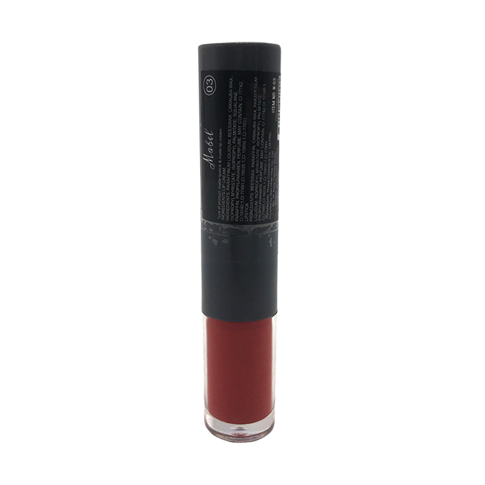 Mabel Matte Lipstick & Matte Lip Cream 3.5g+4ml No-03