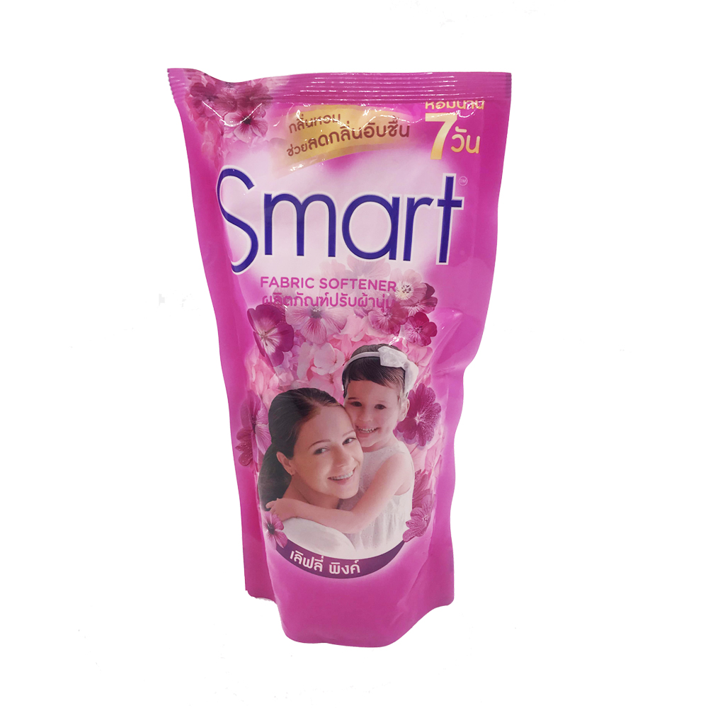 Smart Fabric Softener Pink 450ml (Refill)