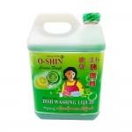 O-Shin Dishwashing Liquid Soap Lemon Fresh 4Kg