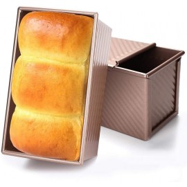 Bread Toast Box Rectangle Cube Carbone Steel Non-Stick Mold