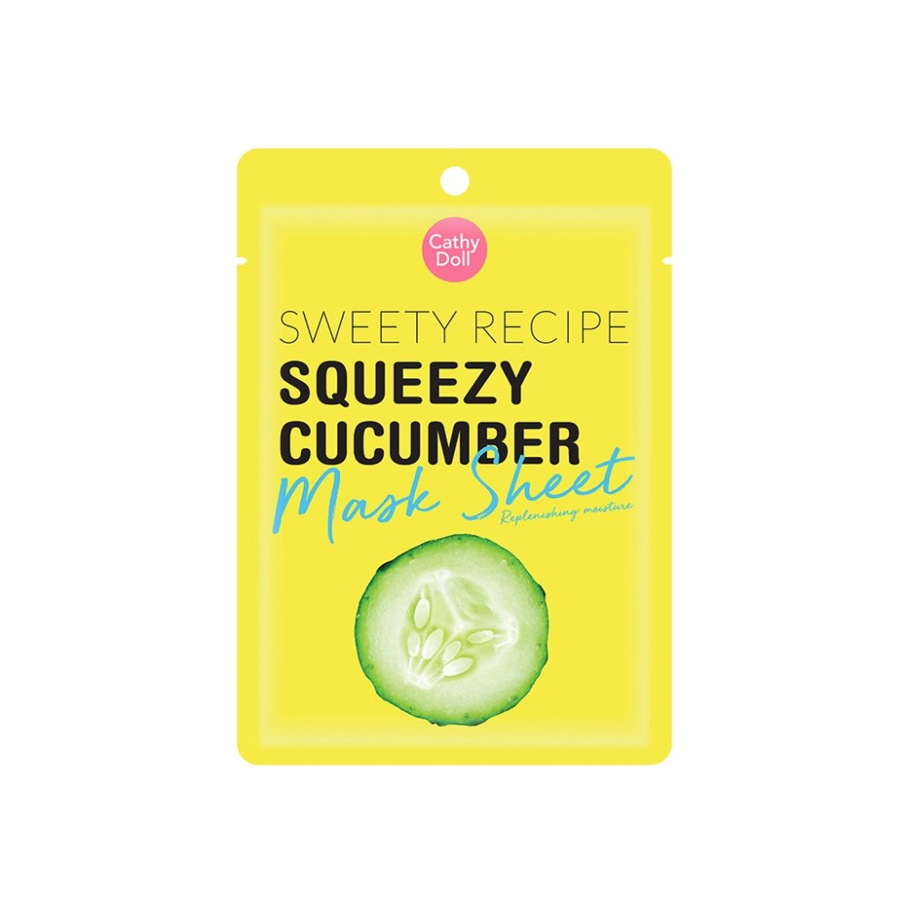 Cathy Doll Mask Sheet Sweety Recipe Squeezy Cucumber 25 g