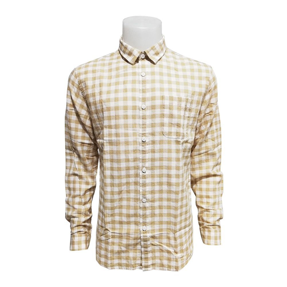 Yishion Men Shirt L/S R29111000772 Size-S to Xl (M.Yellow)