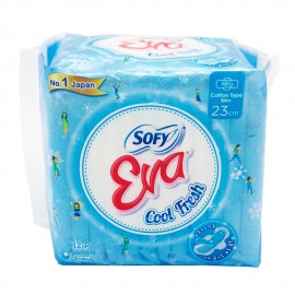 SOFY Cooling Fresh 25cm Sanitary Super Active Slim Wings Napkin