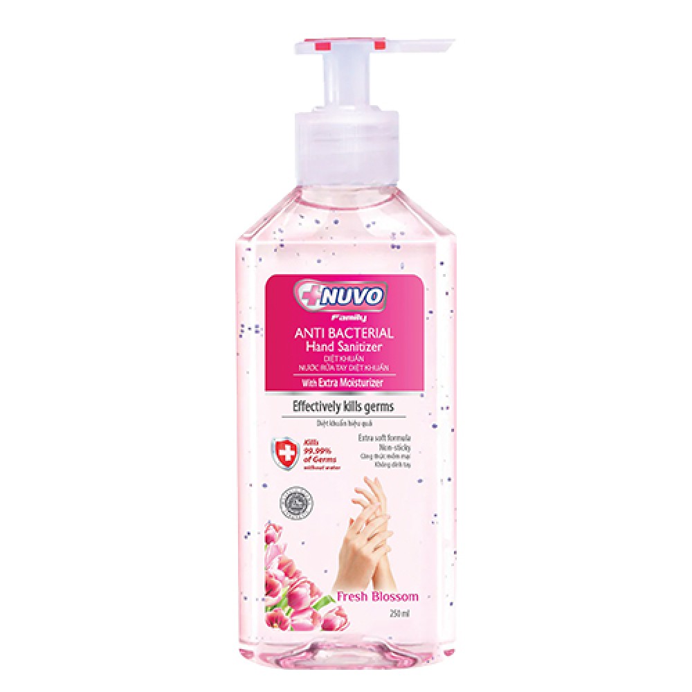 Nuvo Hand Sanitizer Antibacterial Fresh 250 mL