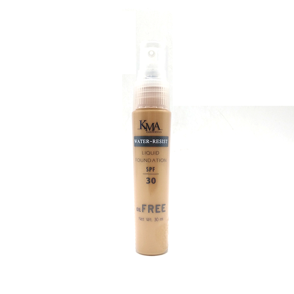 Kma Cosmetics Water-Pesist Liquid Foundation SPF-30 30ml 6-Best By CUWW OF