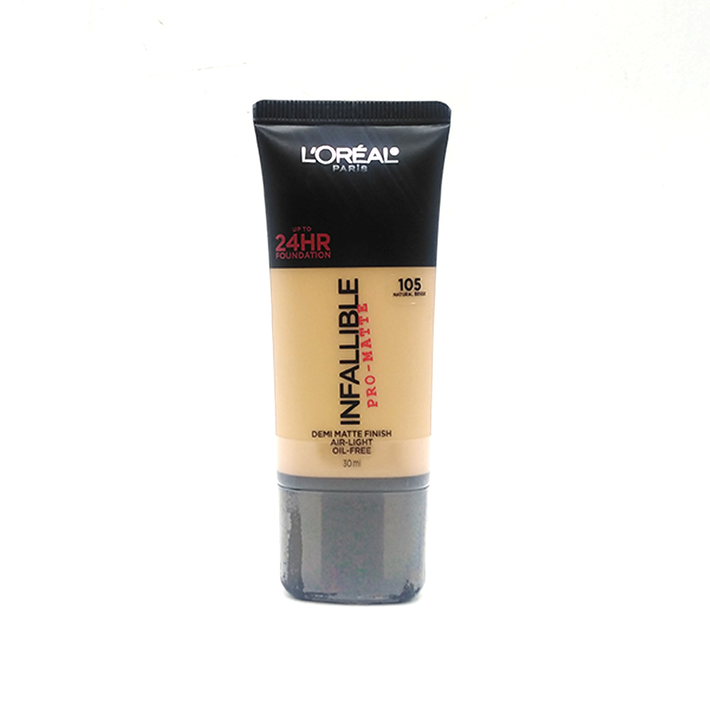 Loreal Infallible Pro-Matte Up To 24 HR Foundation 30ml 105-Natural Beige