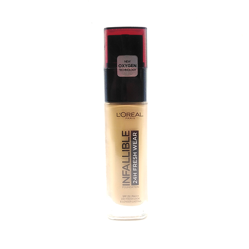 Loreal Infallible 24HR Fresh Wear Foundation SPF-25 PA+++ 30ml 250-Radiant Sand