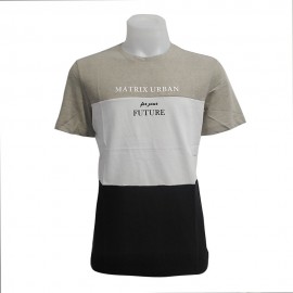Matrix Fishing Logo Large Short Sleeve T-Shirt Grey 3XL Man