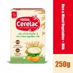 Nestle Cerelac Instant Cereal With Rice & Mixed Vegetables 250g