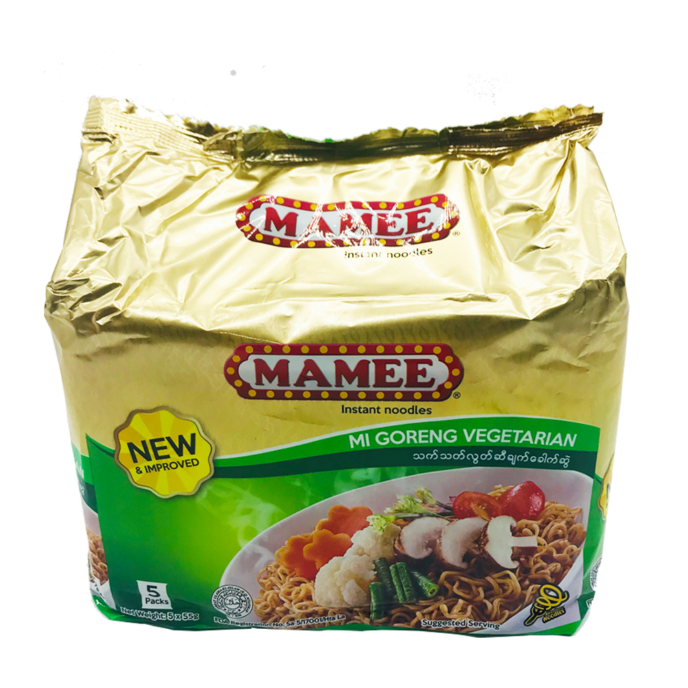 Mamee Instant Noodle Migoreng Vegetarian Flavour 5's 275g