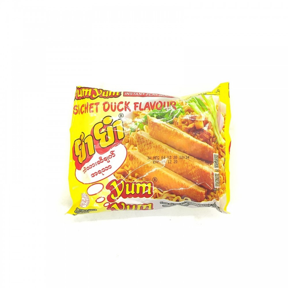 Yum Yum Chicken Sichet Dock Flavour Flat Noodle 60g