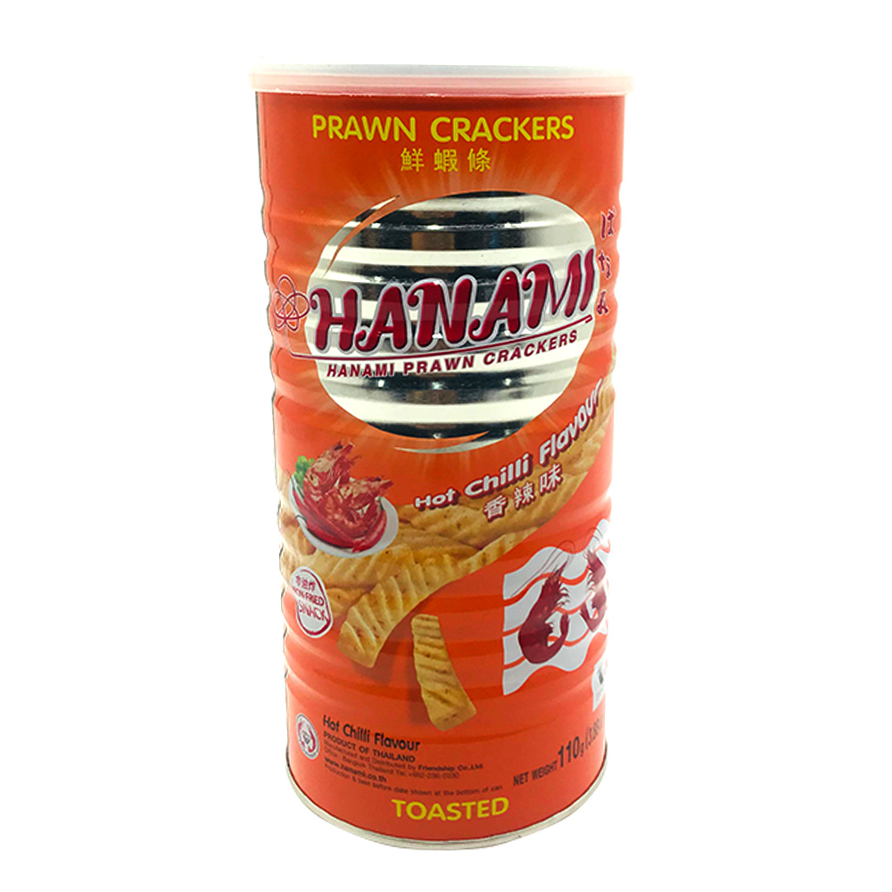 Hanami Prawn Crackers Hot Chilli 110g