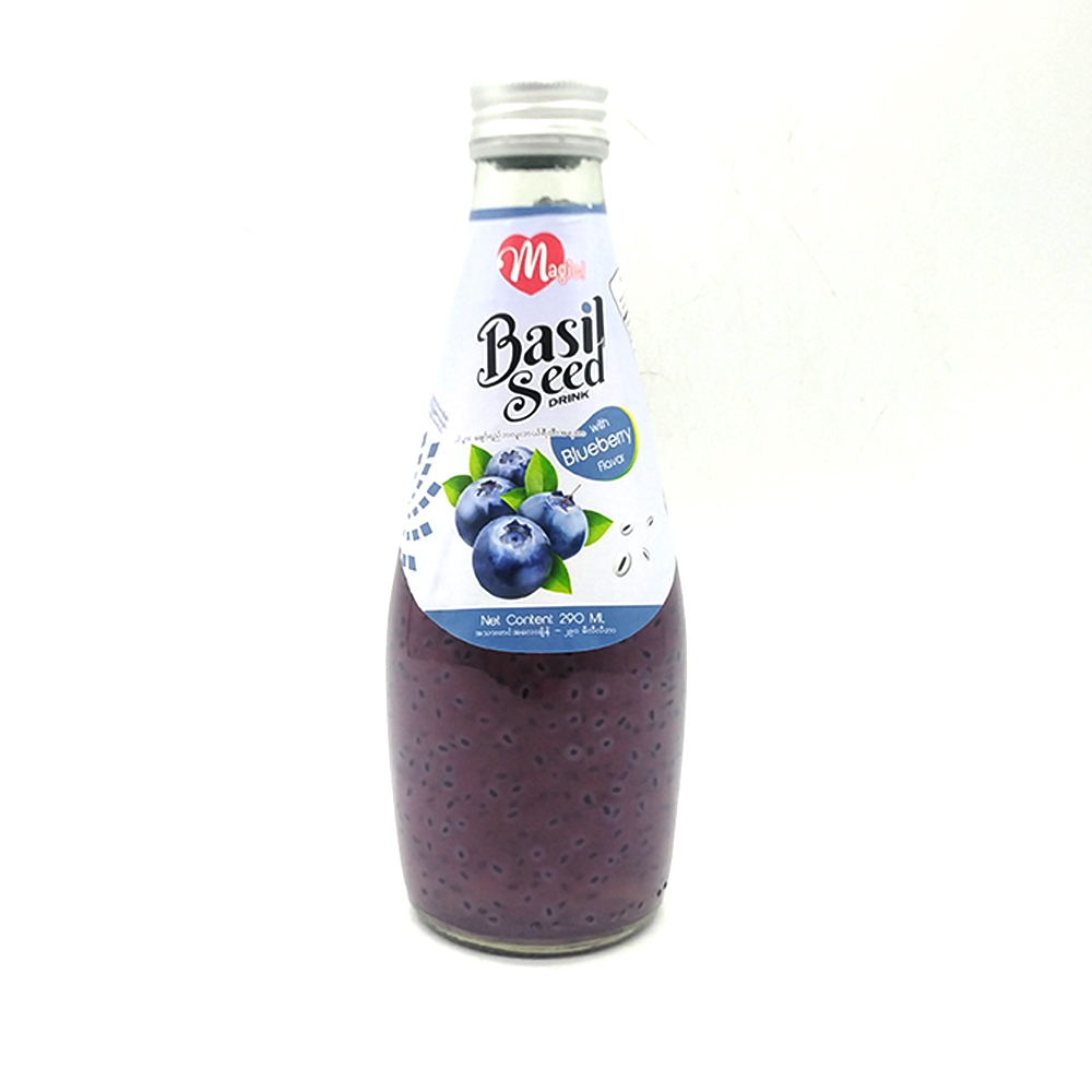 Magic Basil Seed Drink With Blueberry Flavour 290ml