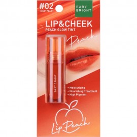 Baby Bright Lip and Cheek Peach Glow Tint 02