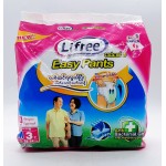 Lifree Easy Pants Size 23"-34" M 3Pcs