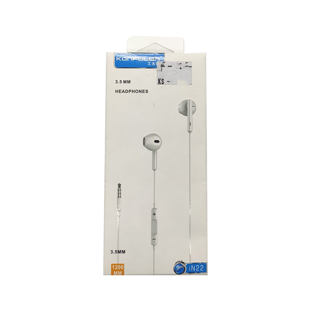 Konfulon Headphones 3.5mm iN22