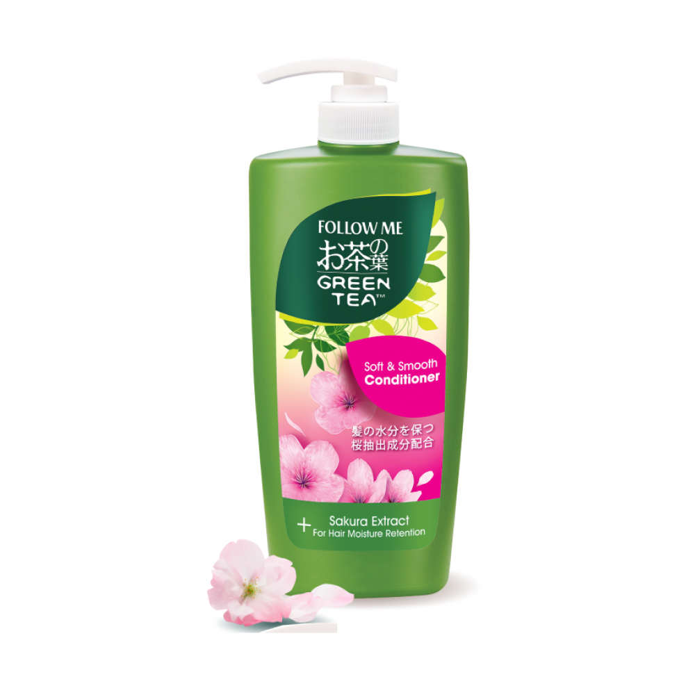 Follow Me Green Tea Conditionar Soft&Smooth Sakura 650ml