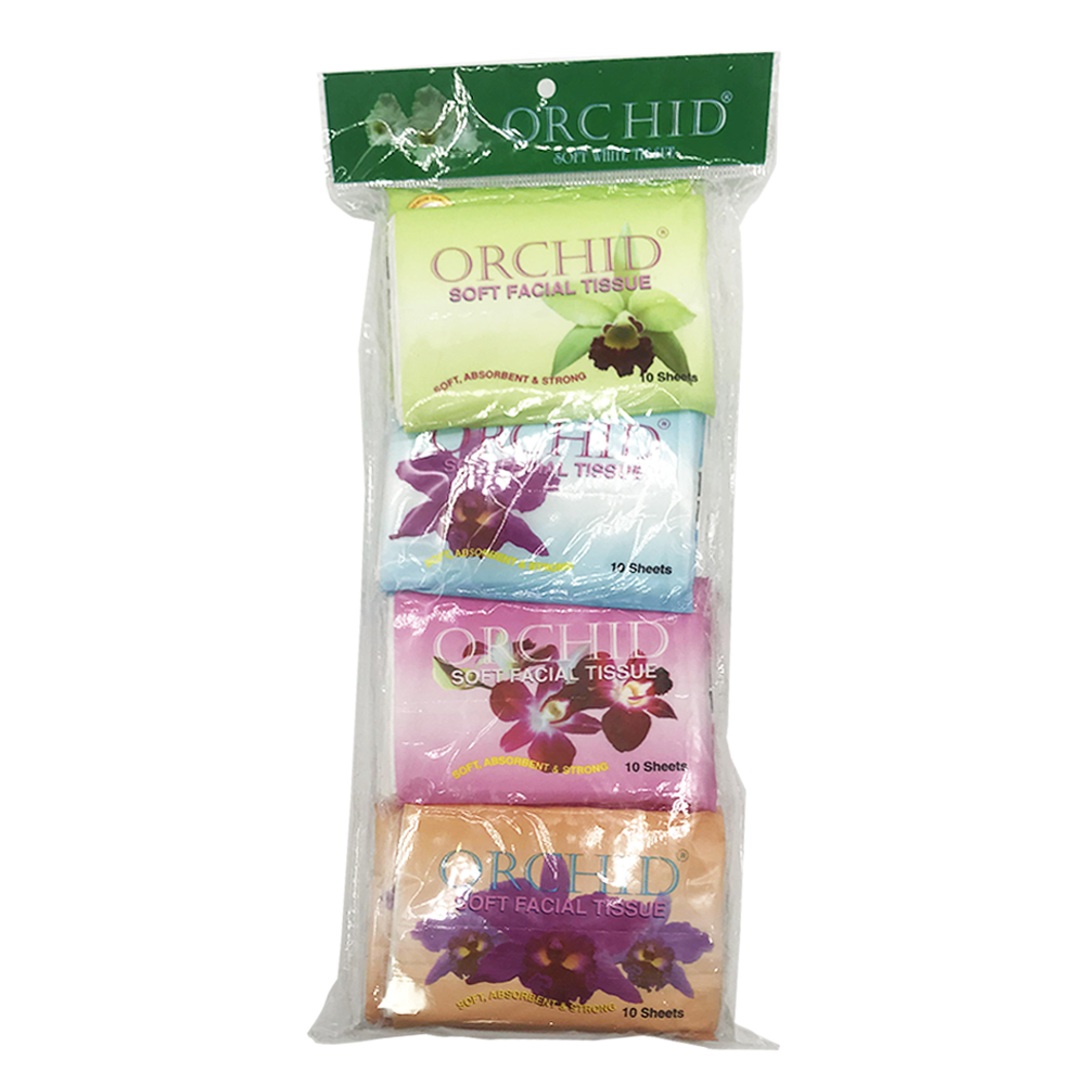 Orchid Soft Facial Pocket Tissue 10's x 16pkt